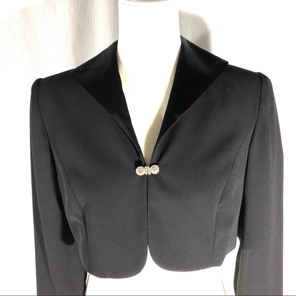 black evening bolero jackets
